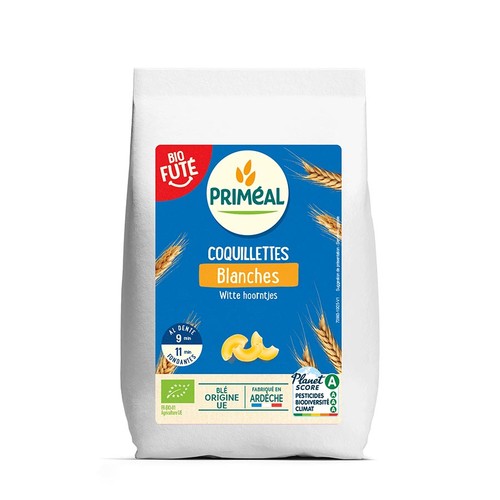 Priméal Coquillettes Blanches Bio 1Kg