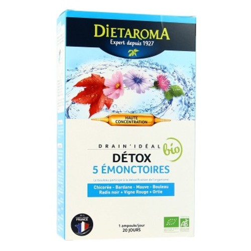 Dietaroma Drain Ideal Detox Ampoules Bio 20X15ml