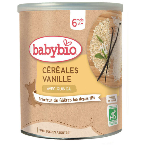 Babybio Céréales Vanille avec Quinoa 220g