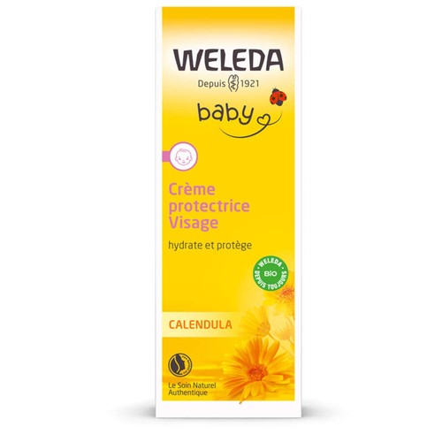 Weleda Bebe Crème Protectrice Visage au Calendula 50ml