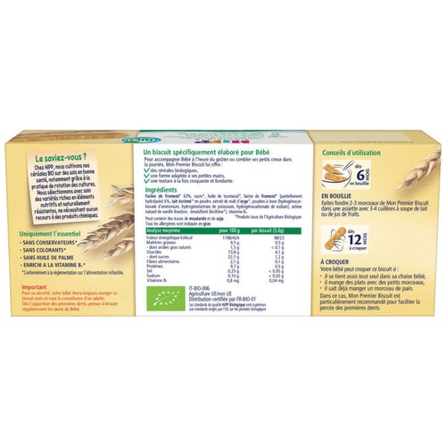 Hipp Mon Premier Biscuit 6M Bio 180g