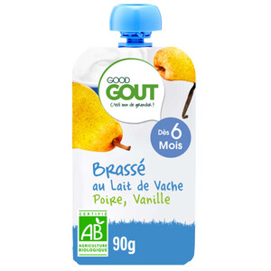 Good Goût 4 Gourdes Brassés Coco Mangue Banane Passion - dès 6 mois 
