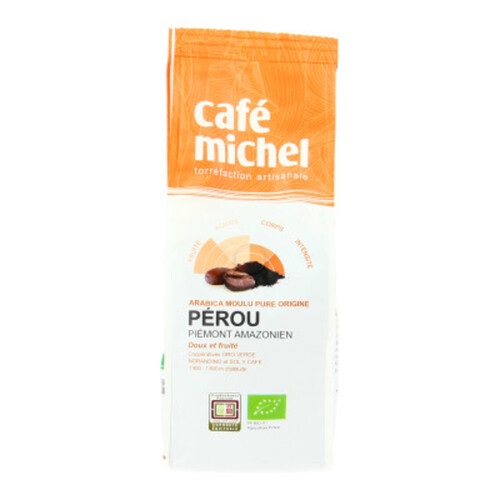Café Michel Café Moulu Pérou Bio 250g