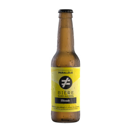 Brasserie Parallèle Bière Blonde sans alcool 33cl