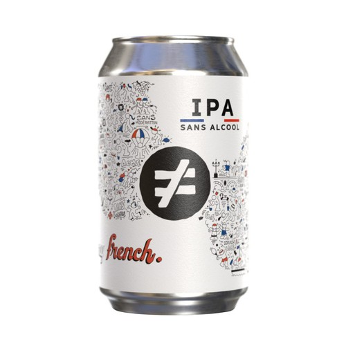 Brasserie Parallèle Bière French IPA sans Alcool 0° vol. 33cl