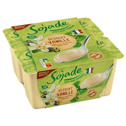 Sojade So Soja ! Vanille Bio 4x100g