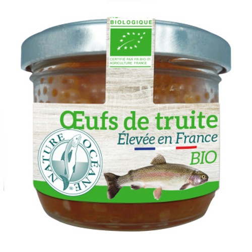 Nature Océane oeufs de truite élevée en France 80g