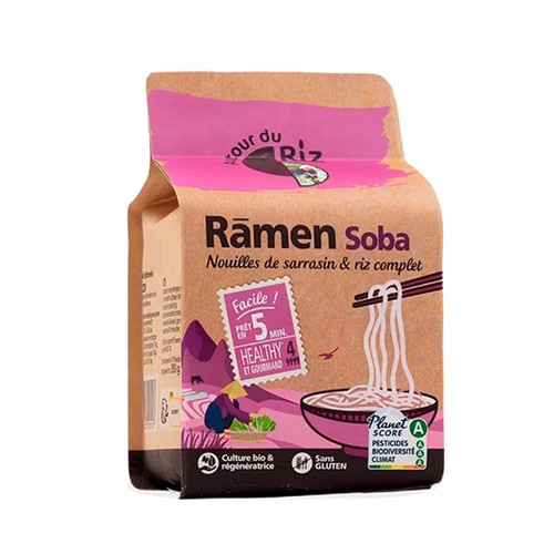 Autour du Riz Ramen soba bio 280g