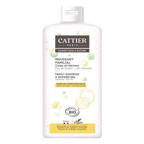 Cattier moussant douche au lactoserum 500ml