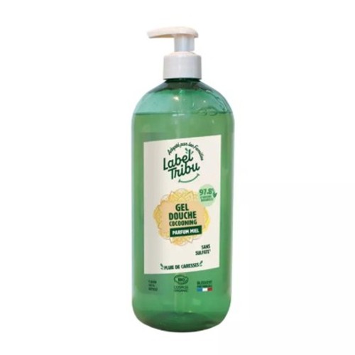 Label Tribu Gel douche Cocooning Parfum Miel 1L