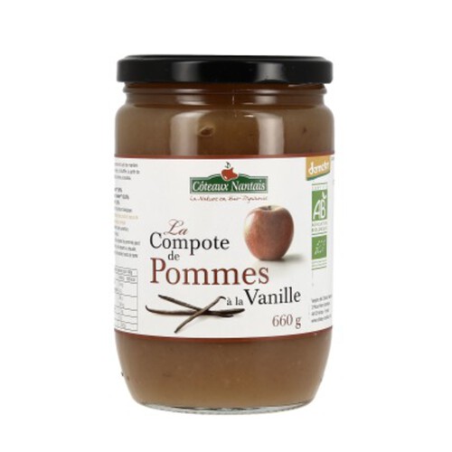 Coteaux Nantais Compote Pomme Vanille Bio 660g