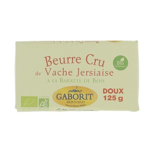 Gaborit Beurre Doux Au Lait Cru Bio 125g