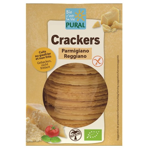 Pural Crackers Au Parmesan Bio 100g