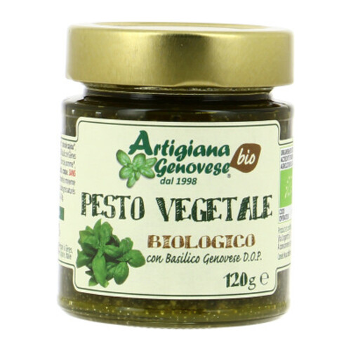 Artigiana Genovese Pesto de Légumes et Basilic Bio 120g