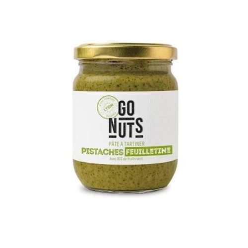 Go Nuts Pâte à tartiner pistaches feuilletine Bio 200g