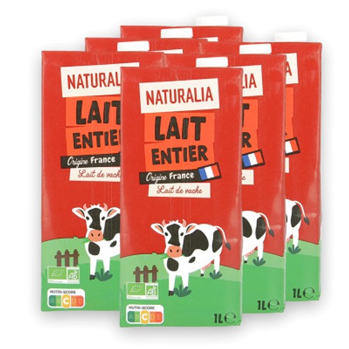 Naturalia Lait Entier 6x1L