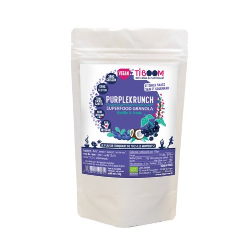Tiboom Granola Purplekrunch Superfood 150g