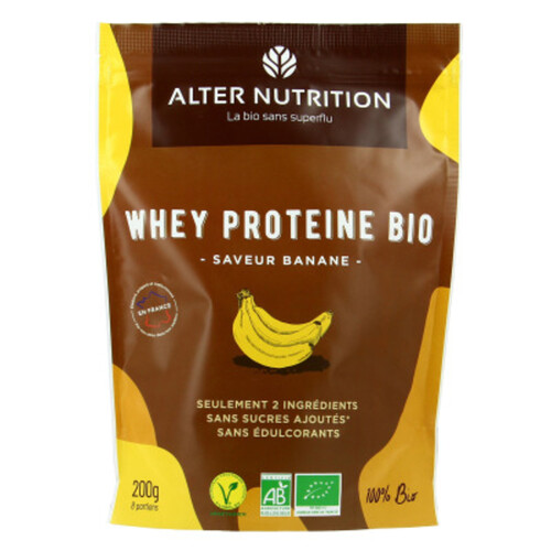 Alter Nutrition Whey Protéine Banane 200g