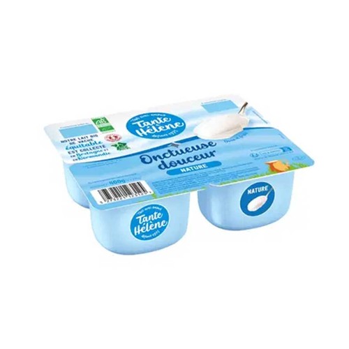 Tante Hélène Onctueuse Douceur nature Bio 4x100g