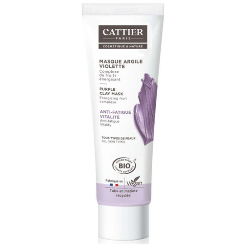 Cattier Masque Argile Violette Bio 100ml