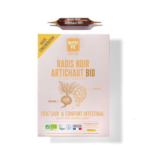Nutrivie Radis Noir Artichaut Bio 20 Ampoules