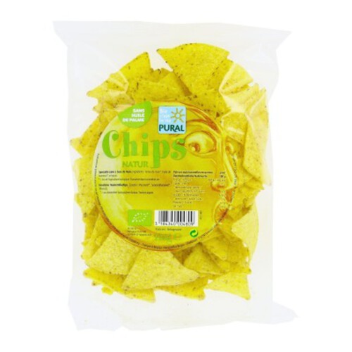 Pural Chips de Maïs Nature Bio 125g