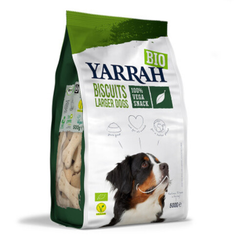 Yarrah biscuits larger dogs vegan bio 500g