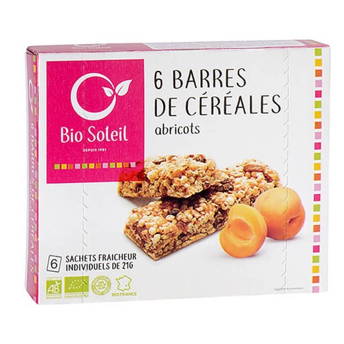 Biosoleil Barres de Céréales Abricot 6*21g