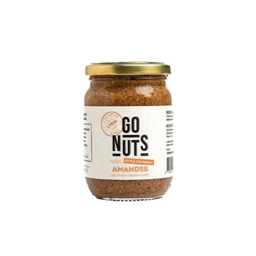 Go Nuts Purée d'amandes complètes extra crunchy Bio 270g