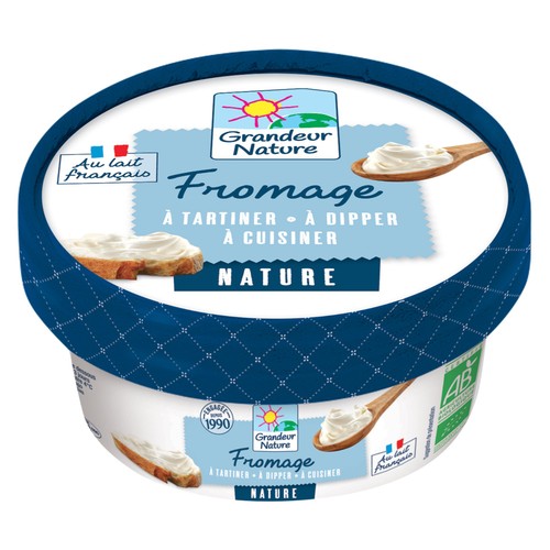 Grandeur Nature Fromage à Tartiner Nature 150g
