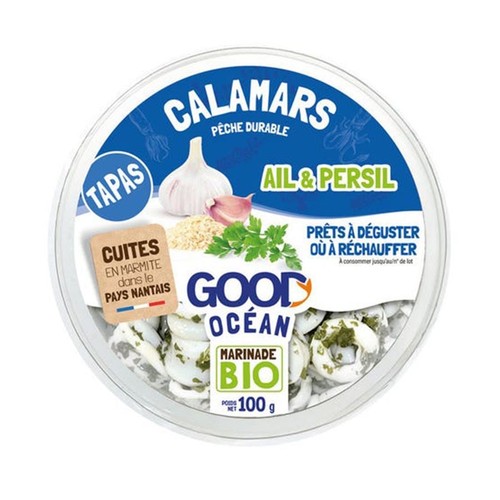 Good Océan Tapas Calamars Ail & Persil 100g