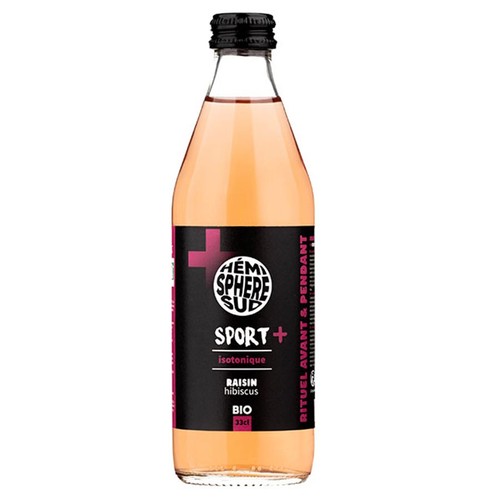 Hémisphère Sud Boisson isotonique raisin hibiscus Bio 33cl