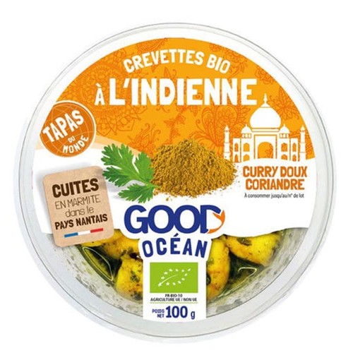 Good Océan Tapas Crevettes à l’Indienne 100g