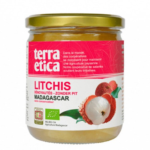 Terra Etica Litchis Dénoyautés Bio 425g