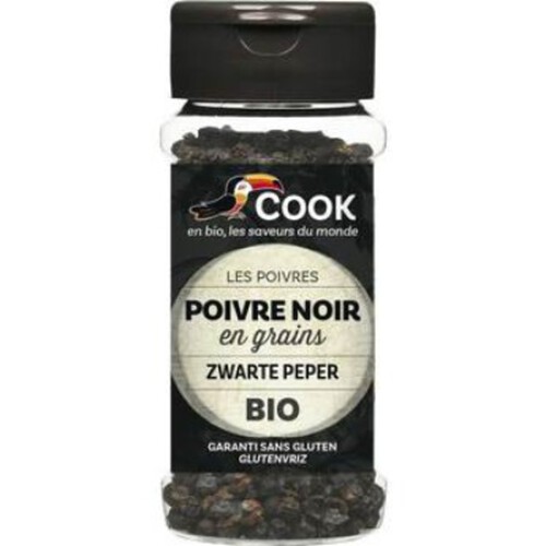 Cook Poivre noir en grains Bio 50g