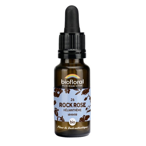Biofloral Fleurs de Bach 26 Rock Rose Bio 20ml