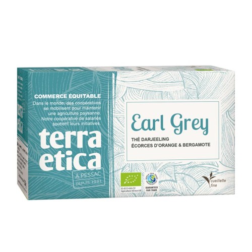 Terra Etica Thé Earl Grey 20 Infusettes Bio