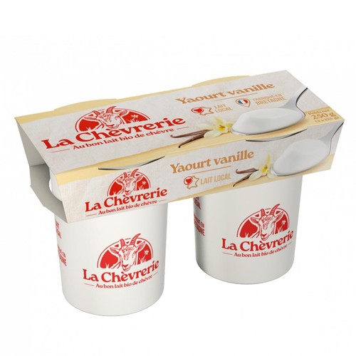 La Chèvrerie Yaourt Chèvre Vanille 2x125g