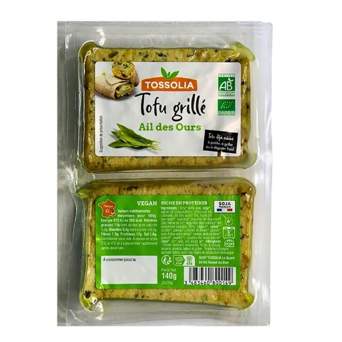 Tossolia Suprême De Tofu Ail Des Ours 140g