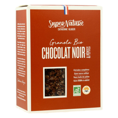 Catherine Kluger Granola Chocolat Noir & Pépites 350G Bio