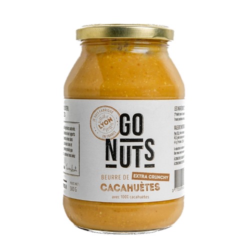 Go Nuts beurre de cacahuètes extra crunchy 500g
