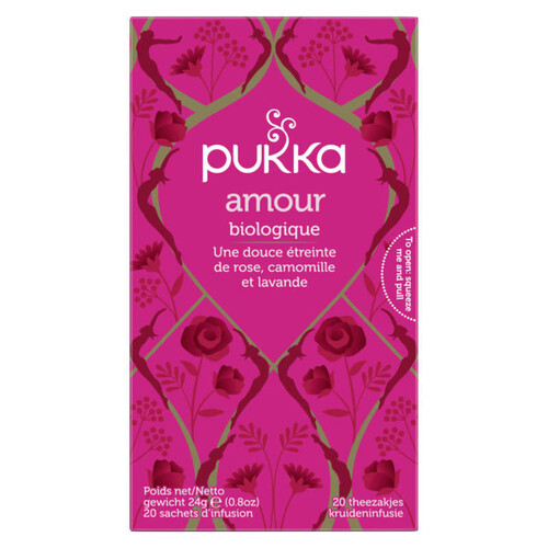 Pukka Tisane Amour x20 Infusions Bio