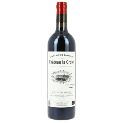 Chateau La Grolet Aop Côtes de Bourg - Château La Grolet Rouge 75cl