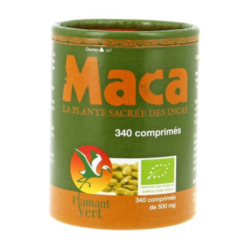 Flamant Vert Maca Bio X340 Comprimés