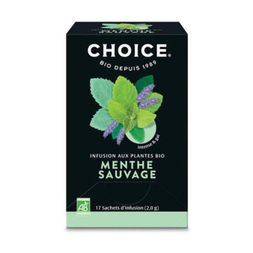 Choice Infusion aux Plantes Bio Menthe Sauvage 34g
