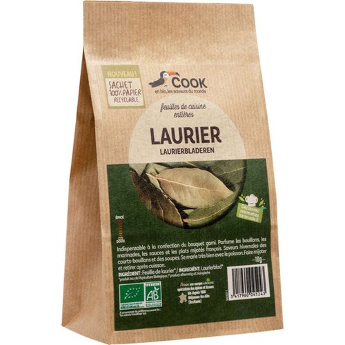 Cook Feuilles de Laurier Entières 10g