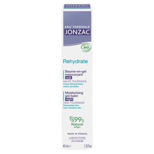 Eau Thermale Jonzac Baume-En-Gel Booster D’Hydratation Nuit Bio 40Ml
