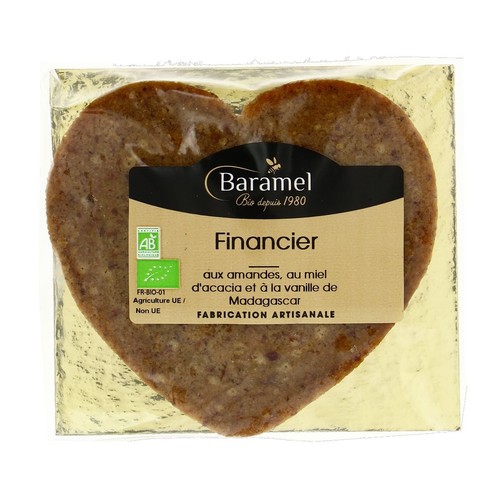 Baramel Breizh Financier Aux Amandes En Cœur 70G Bio