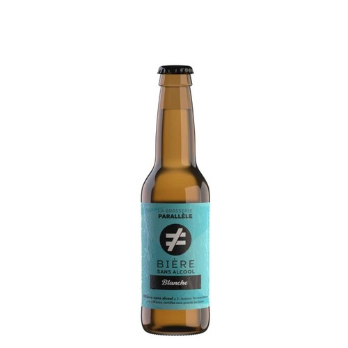 Brasserie Parallèle Bière blanche sans alcool 33cl