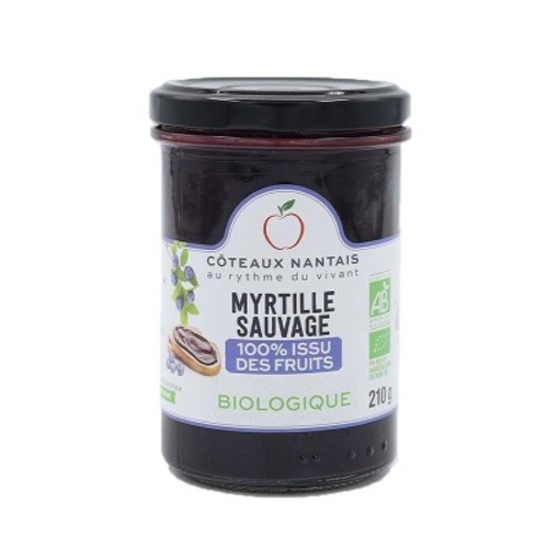 Côteaux Nantais Fruit à Tartiner Myrtille 210g